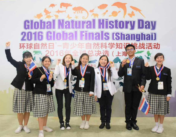 Students earn medals from Global Nature History Day 2016 (GNHD 2016)