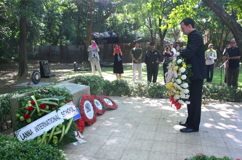 Attended the Remembrance Day Ceremony at Gymkhana Club