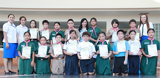 congratulated students for receiving various prestigious awards for the month of August